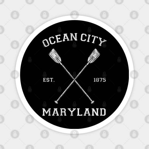 Ocean City Maryland Magnet by Vector Deluxe